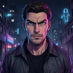 Malik — Urban Fantasy character portrait