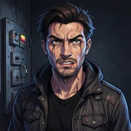 Jax Miller — Urban Fantasy character portrait