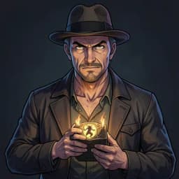 Silas Vane — Urban Fantasy character portrait