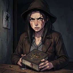 Mina — Urban Fantasy character portrait