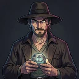 Silas Vane — Urban Fantasy character portrait