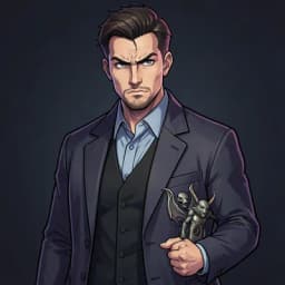 Leo Vance — Urban Fantasy character portrait