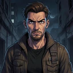 Marcus Vane — Urban Fantasy character portrait