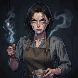Mina Kovic — Urban Fantasy character portrait