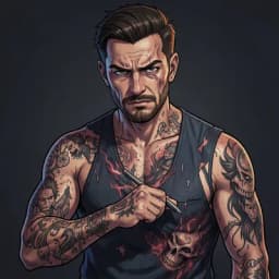 Jaxon Vane — Urban Fantasy character portrait