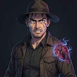 Hideo — Urban Fantasy character portrait