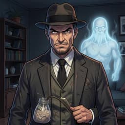 Silas Vane — Urban Fantasy character portrait