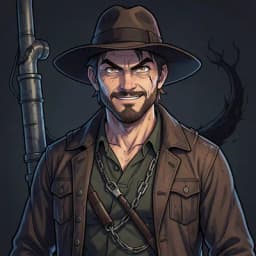 Kenji Sato — Urban Fantasy character portrait