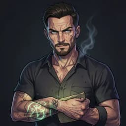 Silas Vane — Urban Fantasy character portrait
