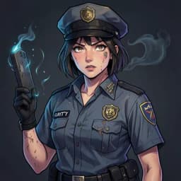 Mina — Urban Fantasy character portrait