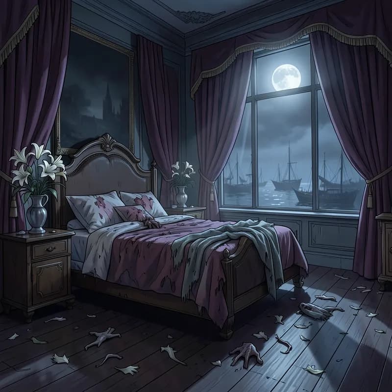 Lucy Westenra Vampire Fiction interactive story — atmospheric illustration