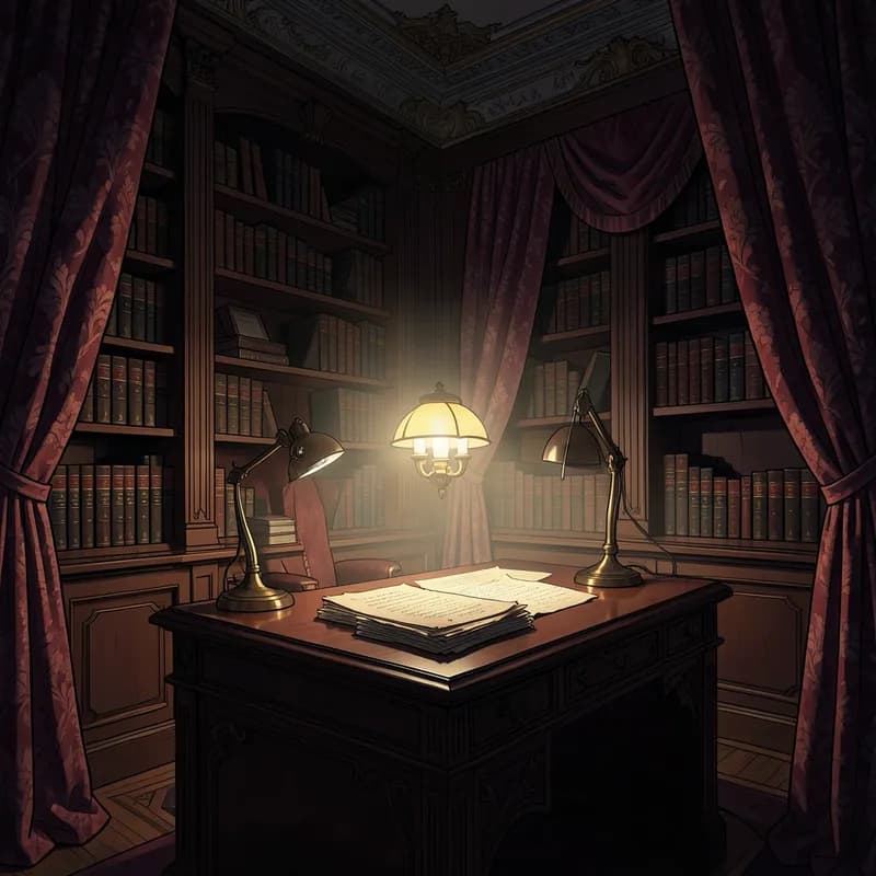 The Charming Vampire Vampire Fiction interactive story — atmospheric illustration