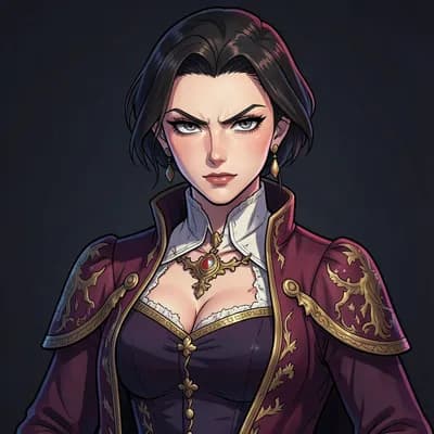 Clementine Vane — Villainess Fiction character portrait