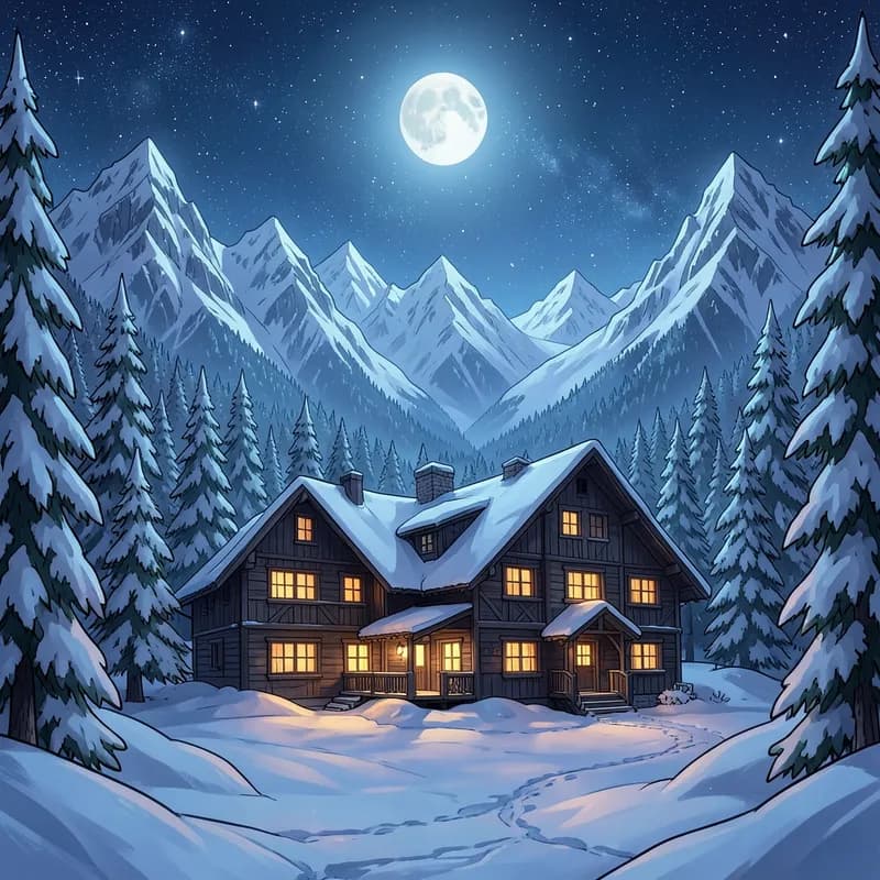 Fated Mates Werewolf Fiction interactive story — atmospheric illustration