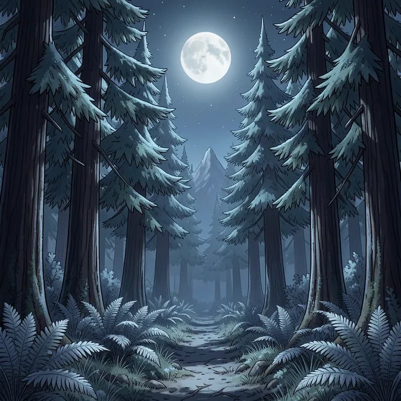 First Shift Werewolf Fiction interactive story — atmospheric illustration