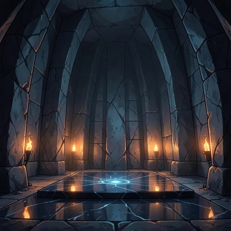 Wolf Council Hall Werewolf Fiction interactive story — atmospheric illustration