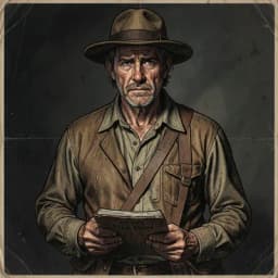 Caleb Halloway — Western character portrait