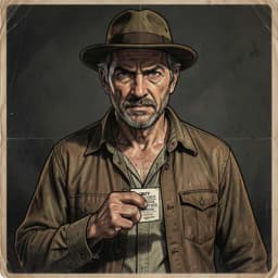 Caleb Vance — Western character portrait