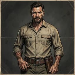 Silas Vane — Western character portrait