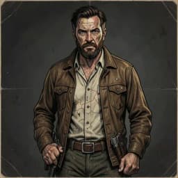 Silas Vane — Western character portrait