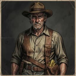 Silas Vane — Western character portrait