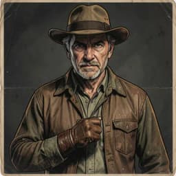 Silas Vane — Western character portrait