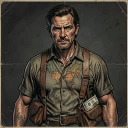 Silas Halloway — Western character portrait