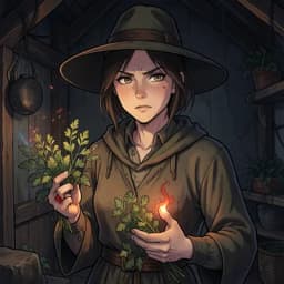 Hannele — Witch Fiction character portrait