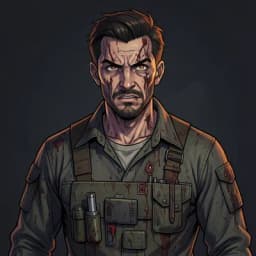 Harlan — Zombie character portrait