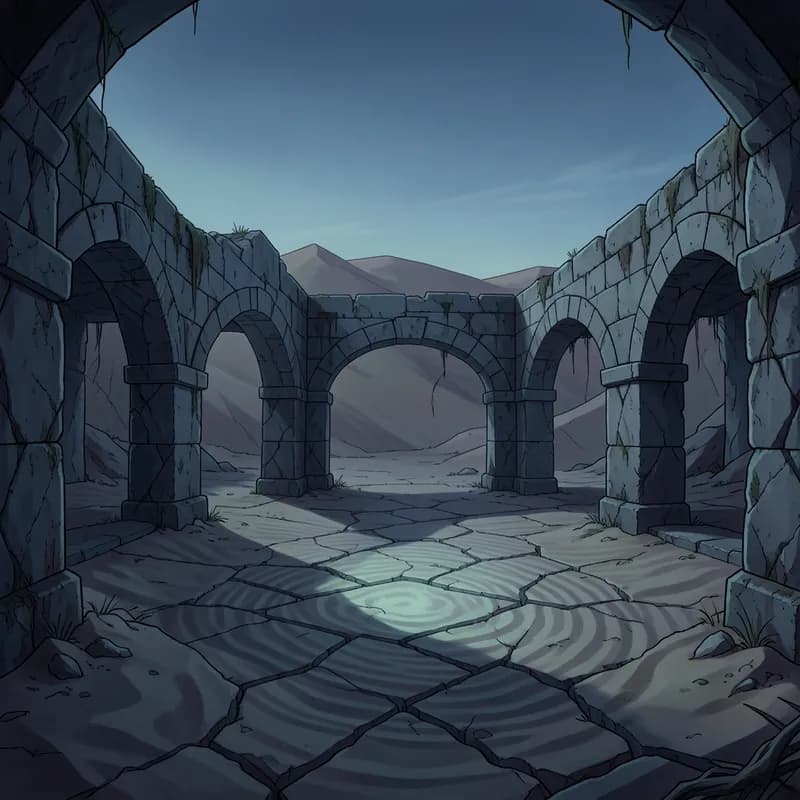 Ghoul (Arabian Folklore) Zombie interactive story — atmospheric illustration