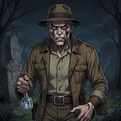 Qasim — Zombie character portrait