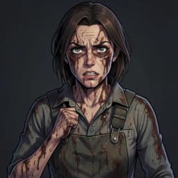 Mina — Zombie character portrait