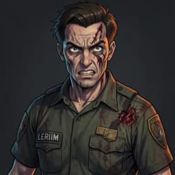 Silas — Zombie character portrait