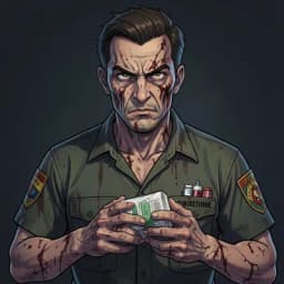 Hideo Tanaka — Zombie character portrait
