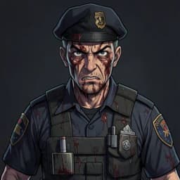 Hideo — Zombie character portrait