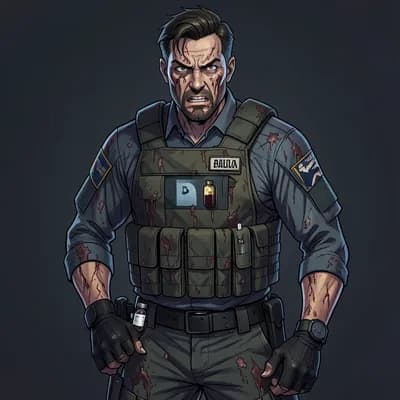 Javier — Zombie character portrait