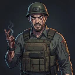 Arthur Halloway — Zombie character portrait