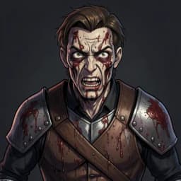 Gareth — Zombie character portrait