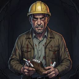 Hideo — Zombie character portrait