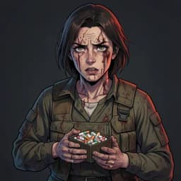 Mina — Zombie character portrait