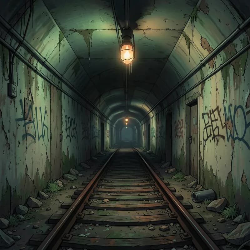 Zombie Immunity Zombie interactive story — atmospheric illustration