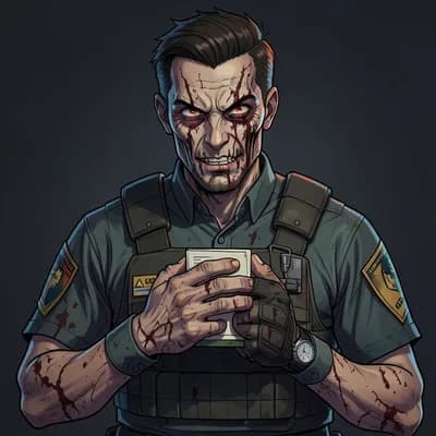 Jonas — Zombie character portrait